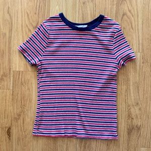 No Boundaries Ribbed Fitted Baby Tee • XXL